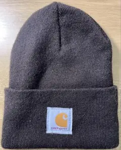 Carhartt ダークブラウン ニット帽