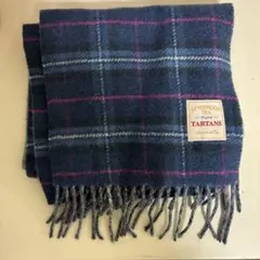 リバーシブル　カシミヤ100%マフラー