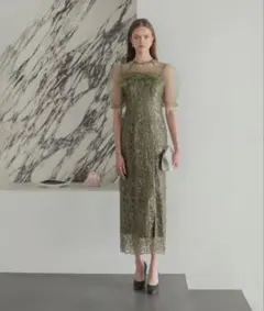 LEJA チュールフラワースパンコール