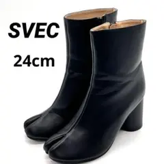 【美品】足袋ブーツ　シュベックSVEC ブラック　38サイズ　24cm