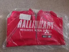 RALLIART 赤 ジップアップトレーナーMITSUBISHI Мサイズ