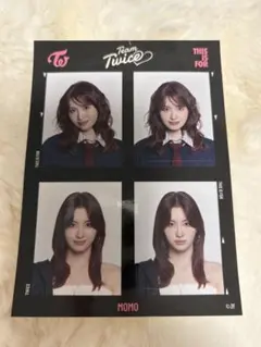 TWICE モモ 証明写真ステッカー