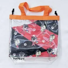 ハイキュー!!　GiGO限定　巾着付きクリアトート