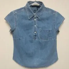 【OLD GAP・紺タグ 90’s】ショートスリーブデニムシャツ Mサイズのサムネイル