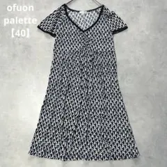 ofuon palette オフオンパレット ワンピース 総柄 イトキン