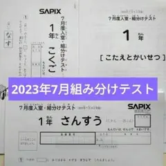 2026年最新】sapix 1年生 テストの人気アイテム - メルカリ