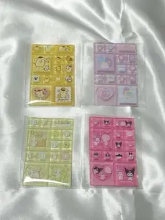 サンリオ　トレーディング ミニタイルシール　4点セット