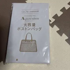 GＬＯＷ3月号特別付録 Aquascutum 大容量ボストンバッグ