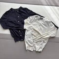 PaulSmith ポールスミス　カーディガン　ネイビー　紺　白　ホワイト