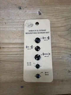 HIBACK & STRAP MOUNTING SCREW SET