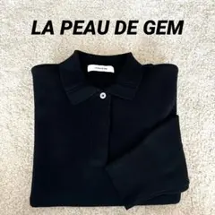LA PEAU DE GEMラポドゥジェム ニットポロ