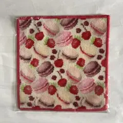 新品未開封 フェイラー FEILER マカロン柄 タオルハンカチ