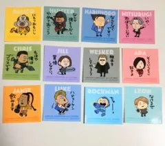 購入特典ステッカー 12種 カプコンストア にしむらゆうじ レオンエイダ
