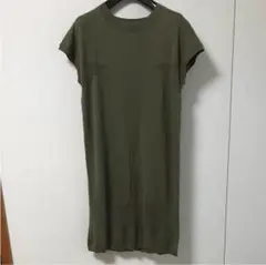 フレンチスリーブニットワンピース