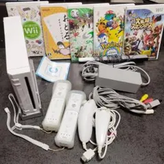 Wii本体、コントローラー、ソフト他フルセット