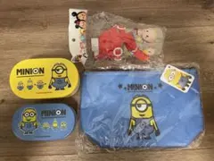 ミニオン ランチボックスと保冷バッグ ディズニー水筒　3点セット　未使用品