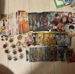 ハイキュー!! カードセット アクキー 缶バッジ ロングステッカー アクスタ