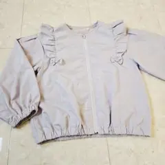 フリル付き薄紫色ジャケット　130