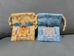 サンリオ プチ巾着 ポムポムプリン ポチャッコ 2点セットのサムネイル