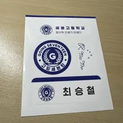 SEVENTEEN GOING SEVENTEEN ロゴシール　エスクプス