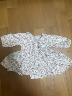 petit main 花柄 ロンパース 원피스 70