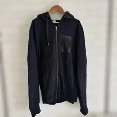 DIESEL ジップアップパーカー ブラック