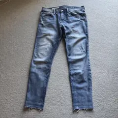 Gap 1969 スキニーデニム　ダメージ加工　31/32