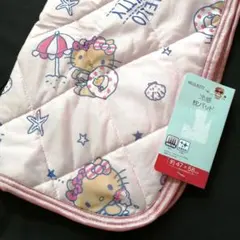 サンリオ　ハローキティ　日焼け　冷感枕パッド　枕カバー　ピンク