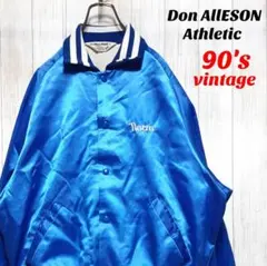 古着　90s　希少　Don AllESON Athletic　サテンスタジャンＭ