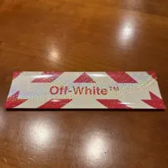Off-White ステッカー ホログラム