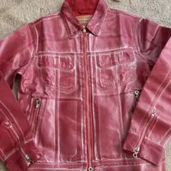 Diesel デニムジャケット レッド 1970年代