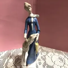 リヤドロ LLADRO No.1052 少女とアヒル フィギュリン 置物 - メルカリ