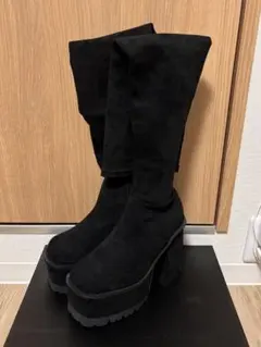 EMODA スクエアフィットロングブーツ Mサイズ