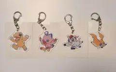 [デジモン アクリルキーホルダー 4種セット]