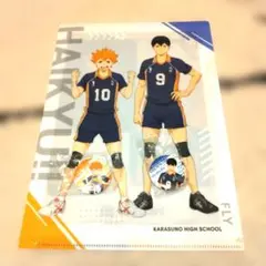 ハイキュー!! くら寿司コラボ　クリアファイル、缶バッチ 日向翔陽 影山飛雄