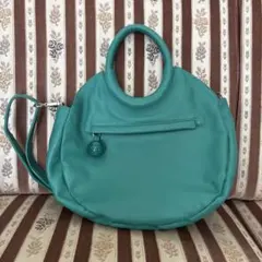 レザー RODEO CROWNS ショルダーバッグ ティファニーブルー A4収納 