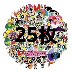 ② パワーパフガールズ ステッカー シール 防水 25枚
