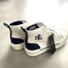 新品未使用　RALHP LAUREN レザースニーカー 23.5cm