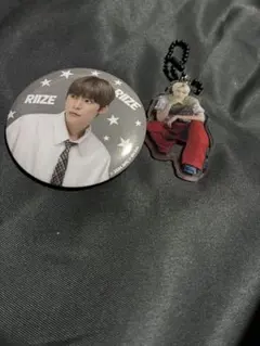 RIIZE 缶バッジ & アクリルキーホルダー セット ウンソク ランダムトイ