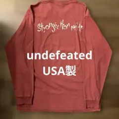 USA製　undefeated 赤　ロンTのサムネイル