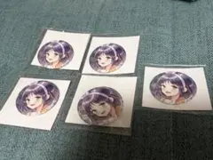 ひなビタ くじ お誕生日記念 春日咲子 D賞 缶バッジ 描き下ろし セット