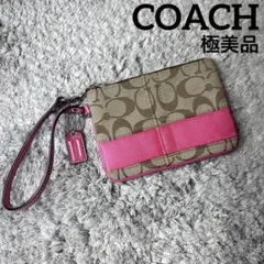 限定 COACH コーチ ボニーカシン コレクション リストレット がま口