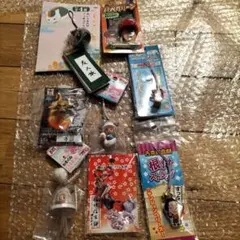 ストラップ　ご当地　ワンピース　なめこ　夏目友人帳のサムネイル