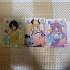 ホロライブ ローソン トレーディングカード ギャル風衣装 スバちょこルーナ