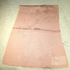 帯揚げ　絽　撫子柄　ピンク　未使用品