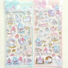 サンリオ　サンリオキャラクターズ　うるちゅる　立体　ぷっくりシール