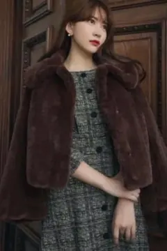 herlipto Winter Love Faux Fur Coat