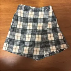 チェック柄　ショートパンツ 120cm