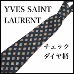 YVES SAINT LAURENT ネクタイ 総柄　 イヴサンローラン　メンズ