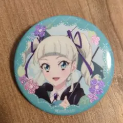 アイカツ 藤堂ユリカ キャラバッジコレクション 缶バッジ アクリルキーホルダー アイカツ TSUTAYA POP UP SHOP 限定グッズ ホワイトポンチョ